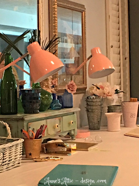 pink lamps